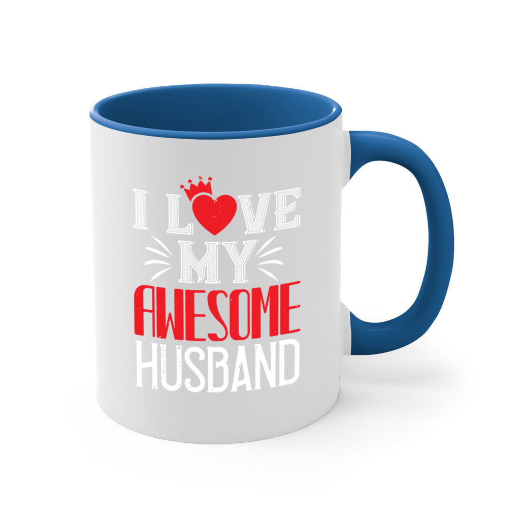 i love my awesome husband 56#- valentines day-Mug / Coffee Cup