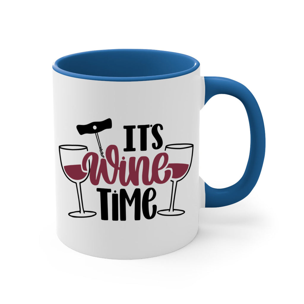 its wine time 46#- wine-Mug / Coffee Cup