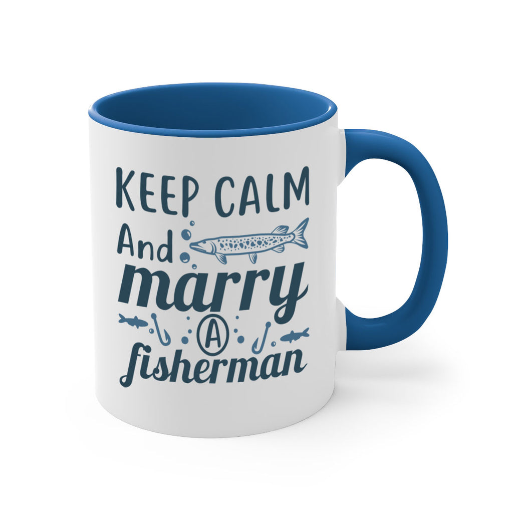 keep calm and merry 66#- fishing-Mug / Coffee Cup