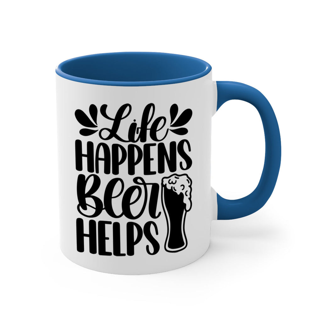 life happens beer helps 28#- beer-Mug / Coffee Cup