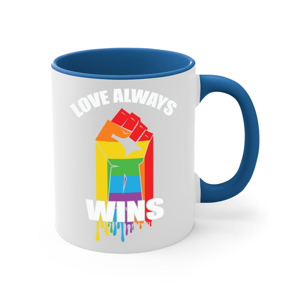 love always wins lgbt fist lgbt 87#- lgbt-Mug / Coffee Cup