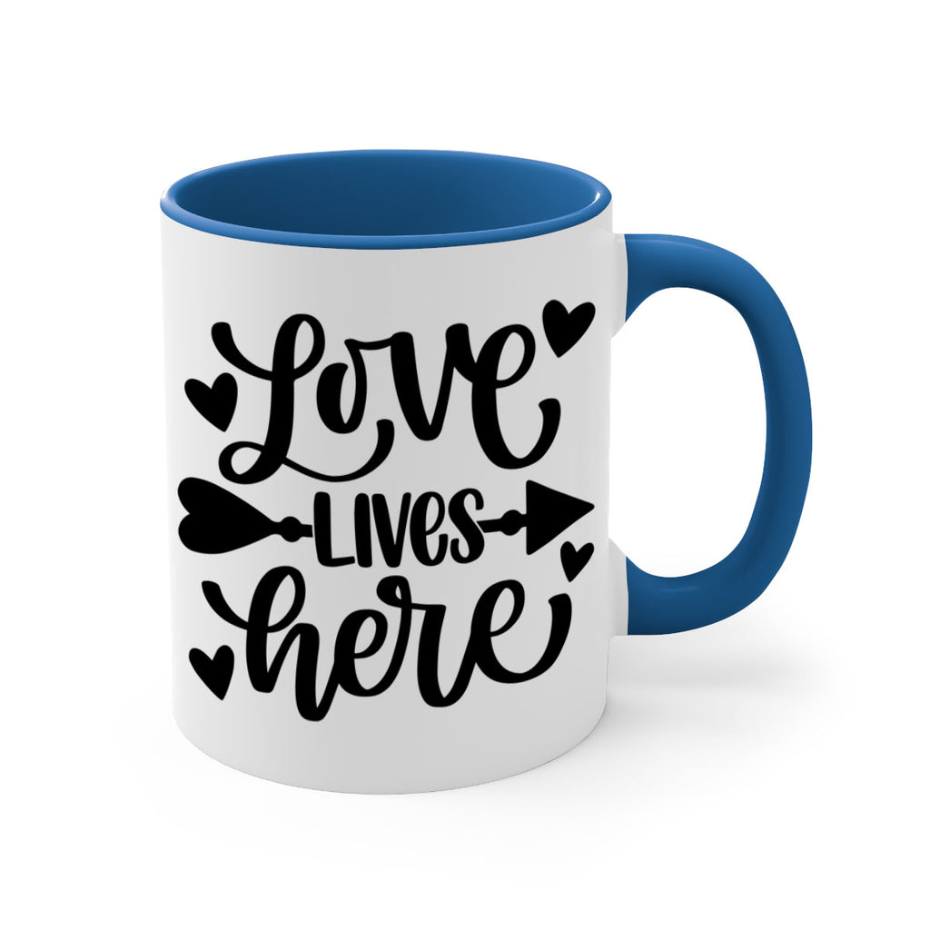 love lives here 7#- home-Mug / Coffee Cup