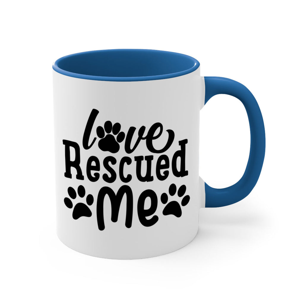 love rescued me Style 72#- Dog-Mug / Coffee Cup