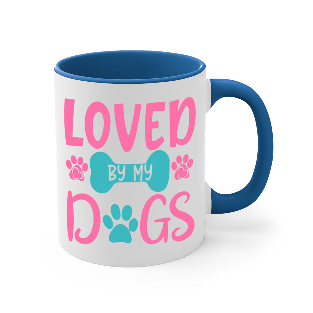 loved by my dogs 327#- mom-Mug / Coffee Cup