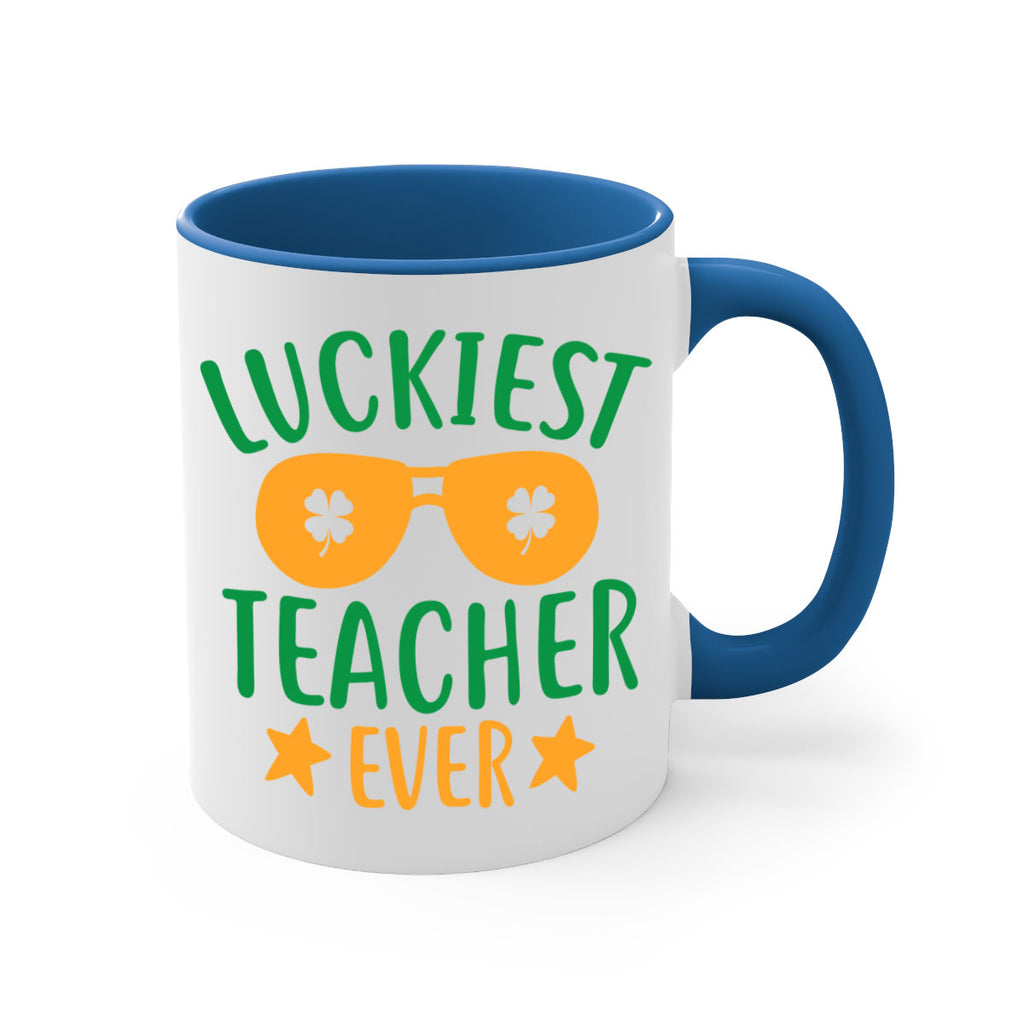 luckiest teacher ever 13#- mardi gras-Mug / Coffee Cup