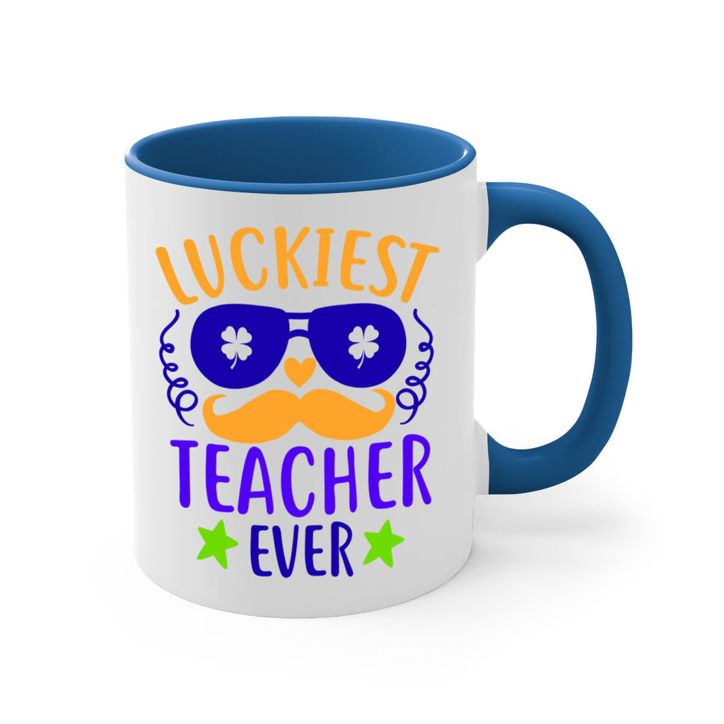 luckiest teacher ever 14#- mardi gras-Mug / Coffee Cup