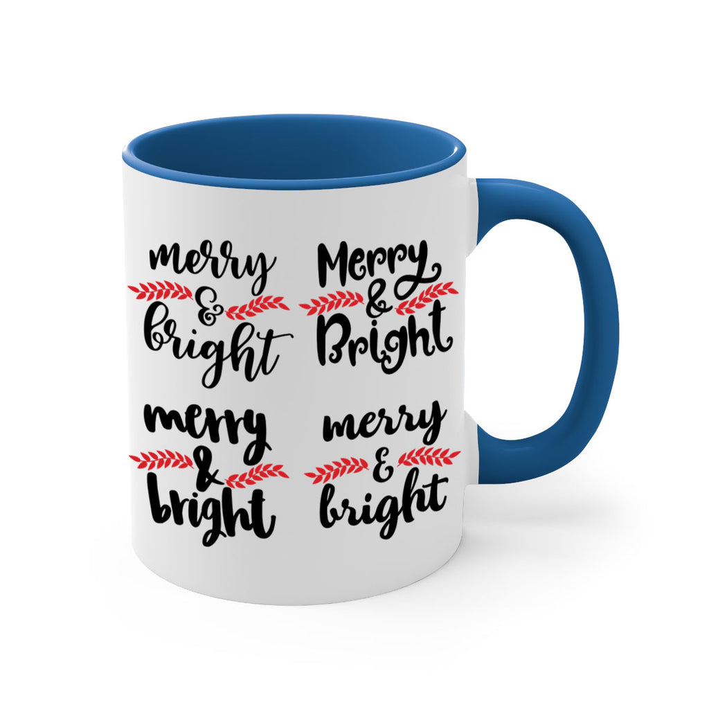 merry & bright style 465#- christmas-Mug / Coffee Cup