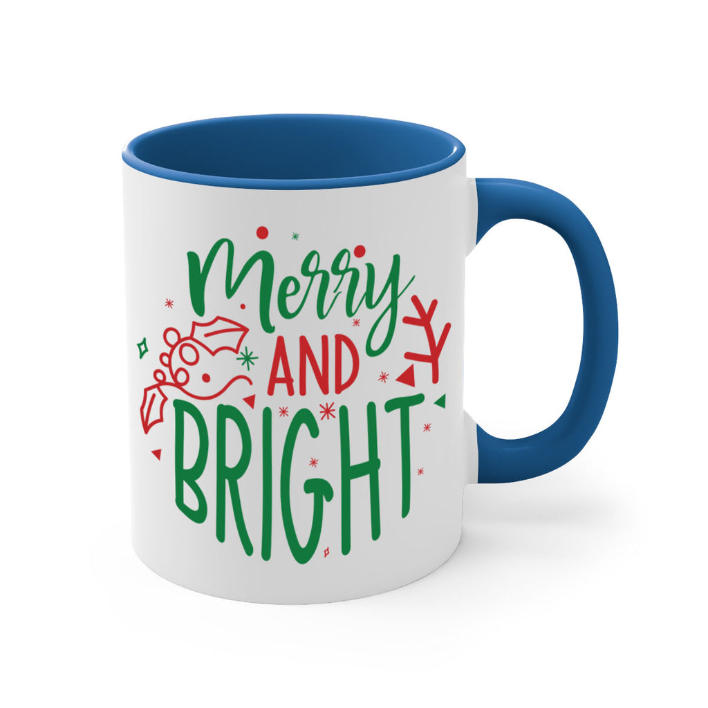 merry and bright style 471#- christmas-Mug / Coffee Cup