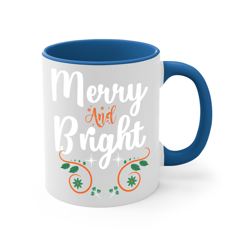 merry and bright style 473#- christmas-Mug / Coffee Cup