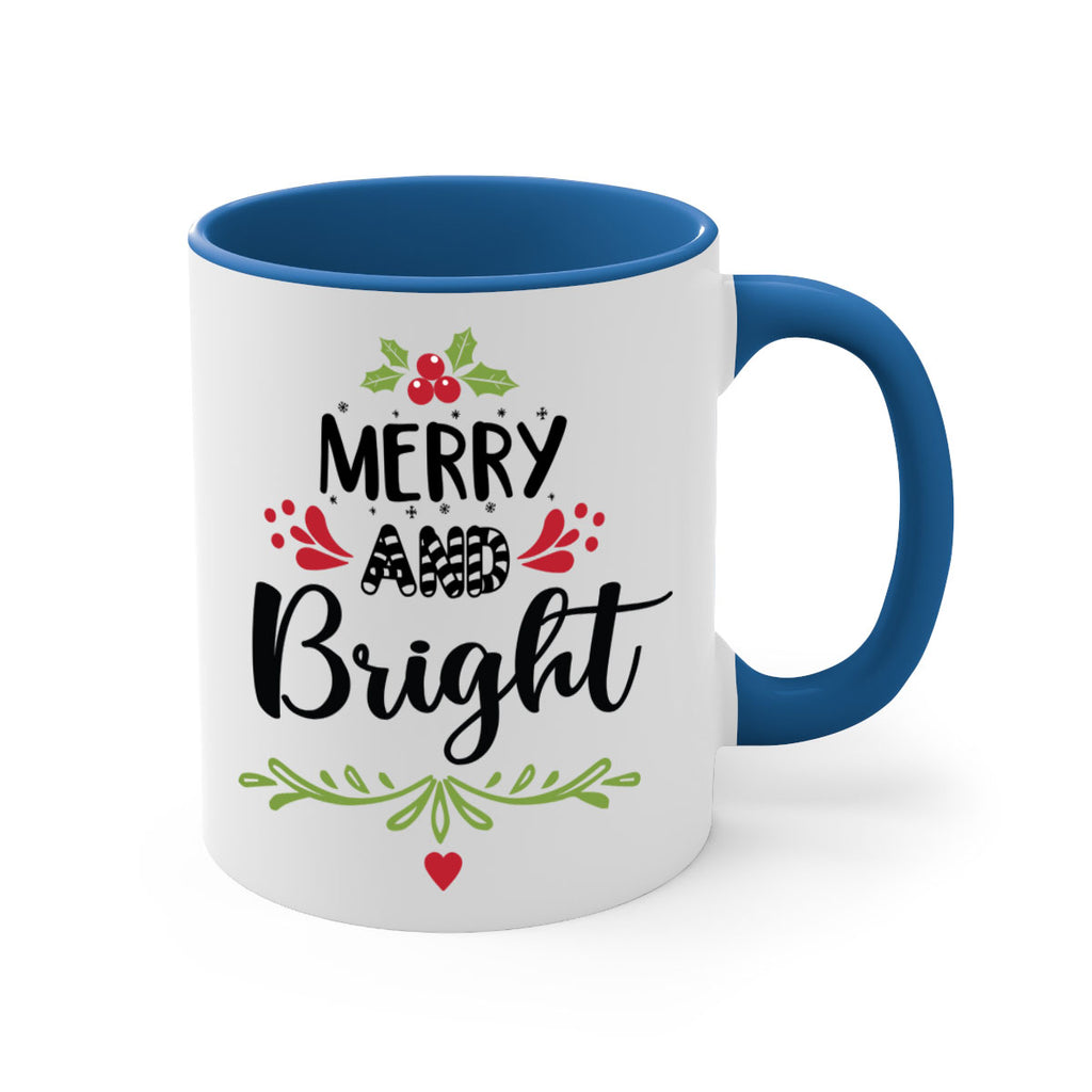 merry and bright style 474#- christmas-Mug / Coffee Cup