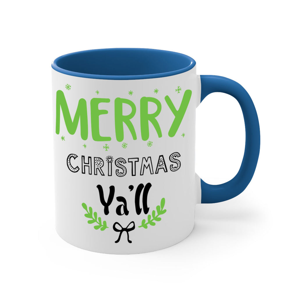 merry christmas ya ll style 506#- christmas-Mug / Coffee Cup