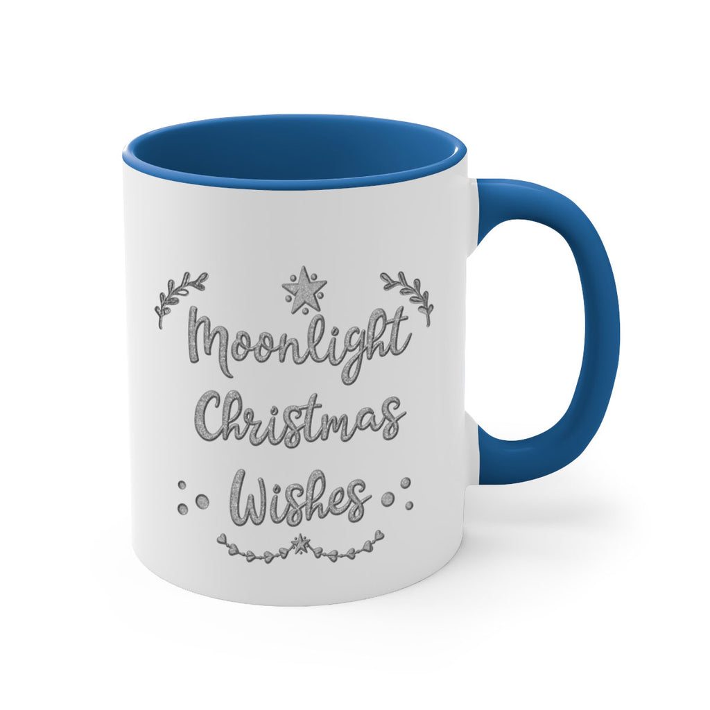 moonlight christmas wishes silver 455#- christmas-Mug / Coffee Cup