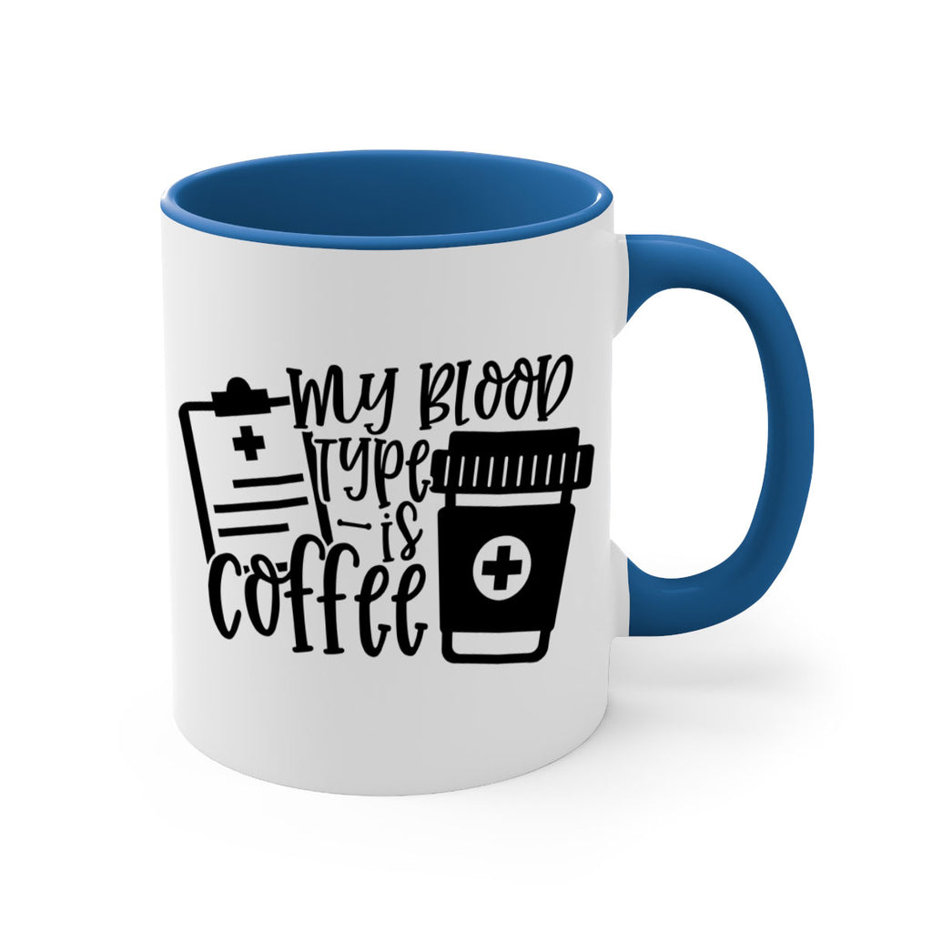 my blood type is coffee 60#- coffee-Mug / Coffee Cup