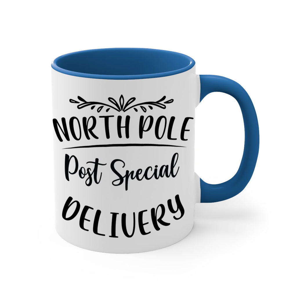 north pole post special delivery style 545#- christmas-Mug / Coffee Cup