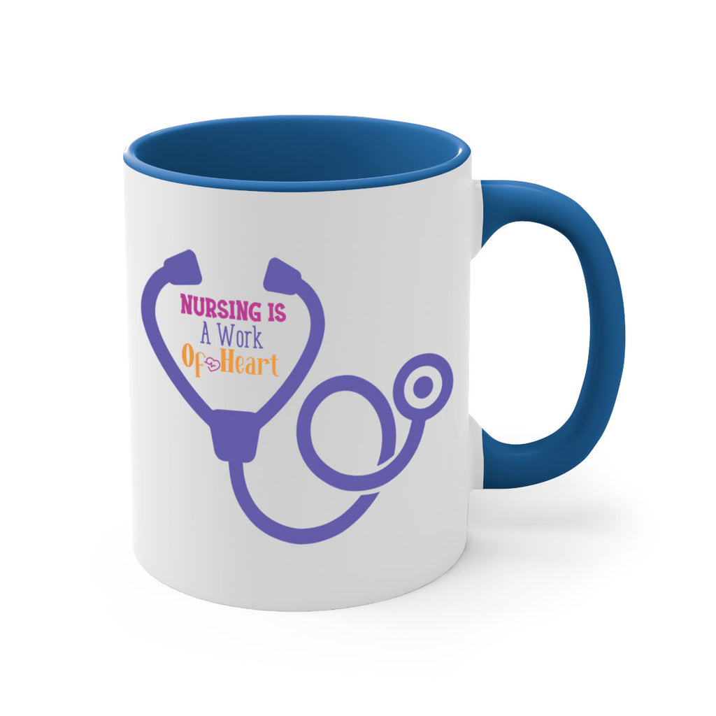 nursing is a work of heart Style Style 68#- nurse-Mug / Coffee Cup