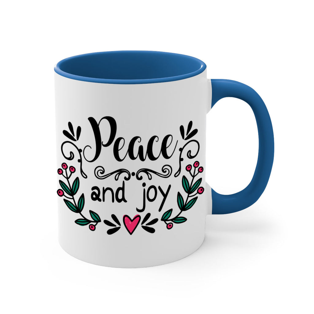 peace and joy style 582#- christmas-Mug / Coffee Cup
