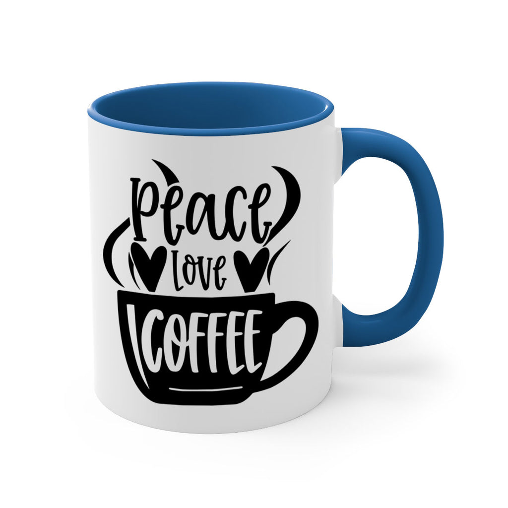 peace love coffee 48#- coffee-Mug / Coffee Cup