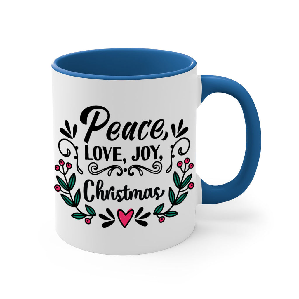 peace, love, joy, christmas style 587#- christmas-Mug / Coffee Cup