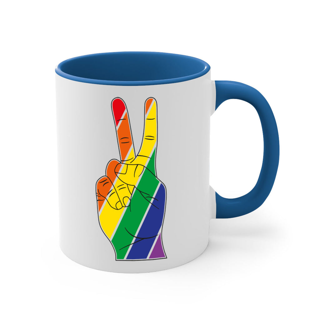 peacehand 72#- lgbt-Mug / Coffee Cup