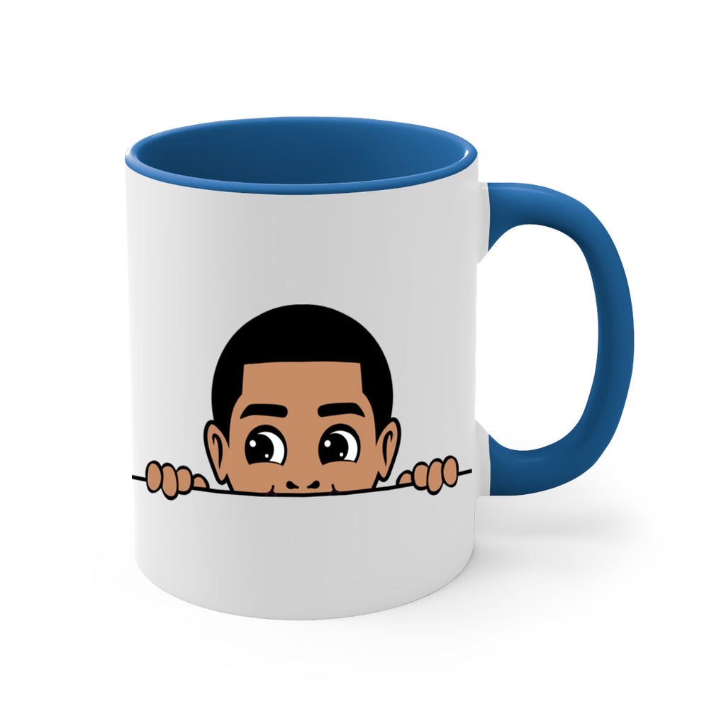 peekaboo boy 17#- Black men - Boys-Mug / Coffee Cup