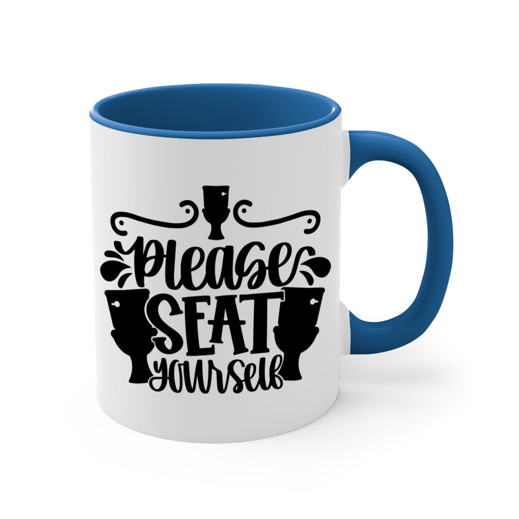 please seat yourself 21#- bathroom-Mug / Coffee Cup