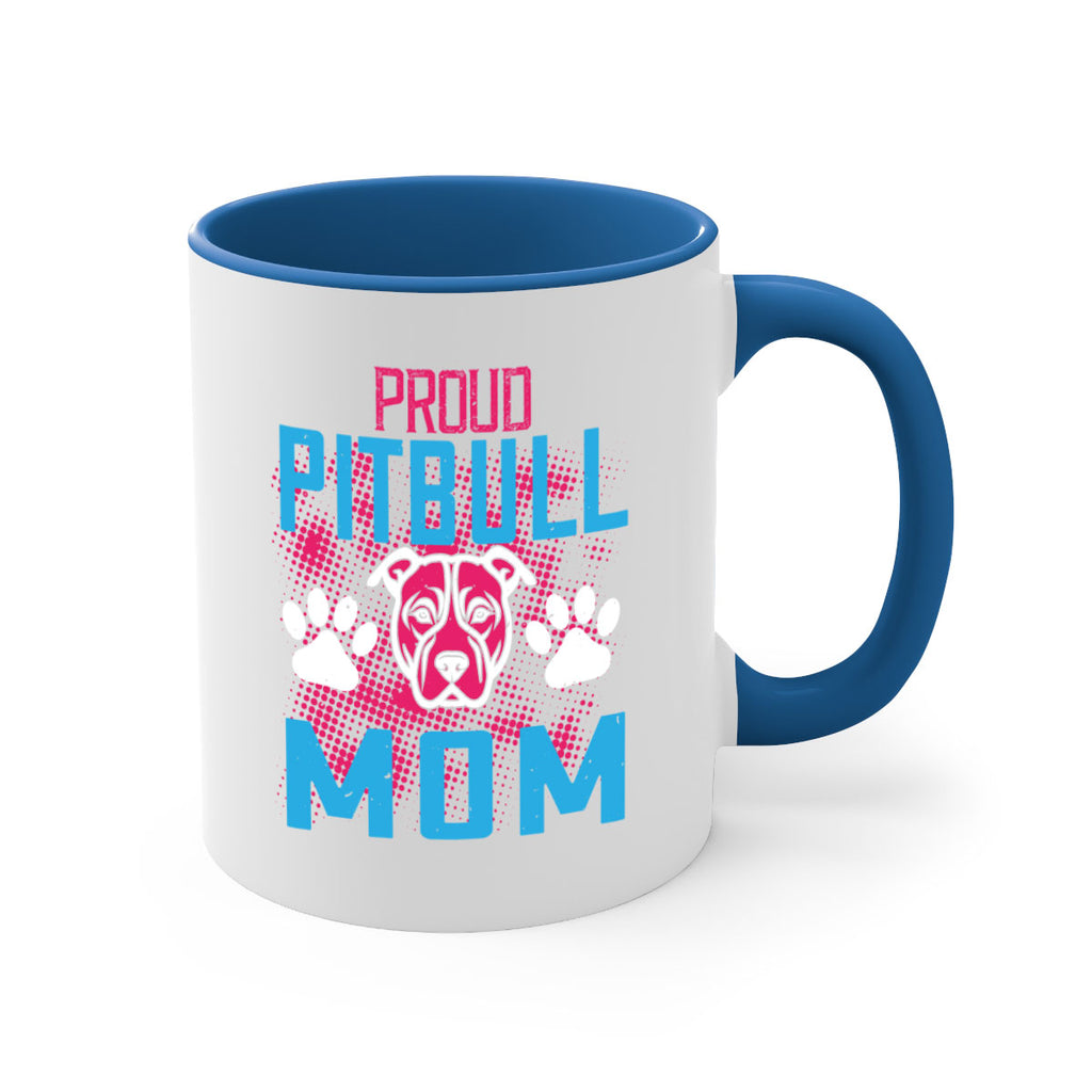 proud pitbull mom 70#- mom-Mug / Coffee Cup
