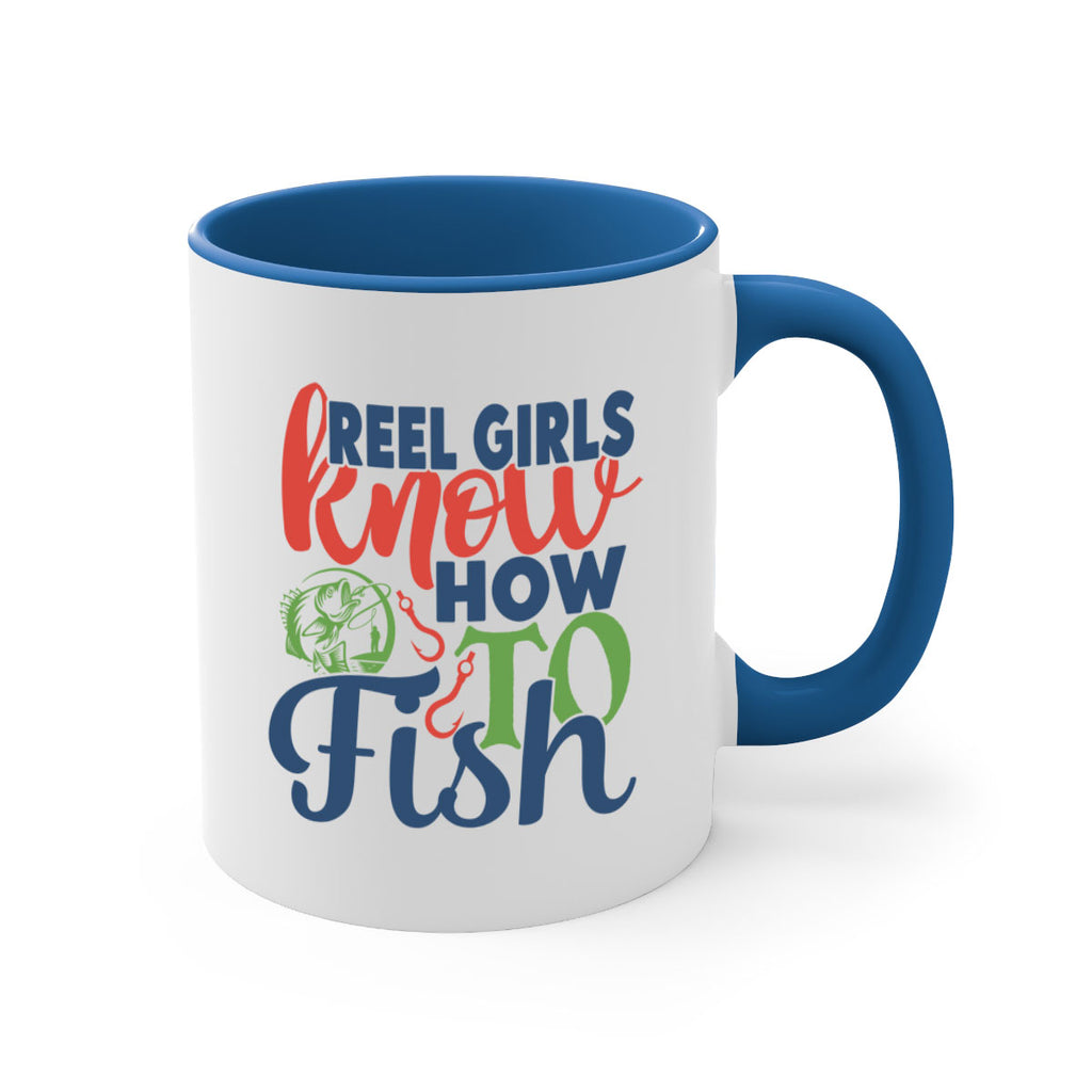 reel girls know how to fish 197#- fishing-Mug / Coffee Cup