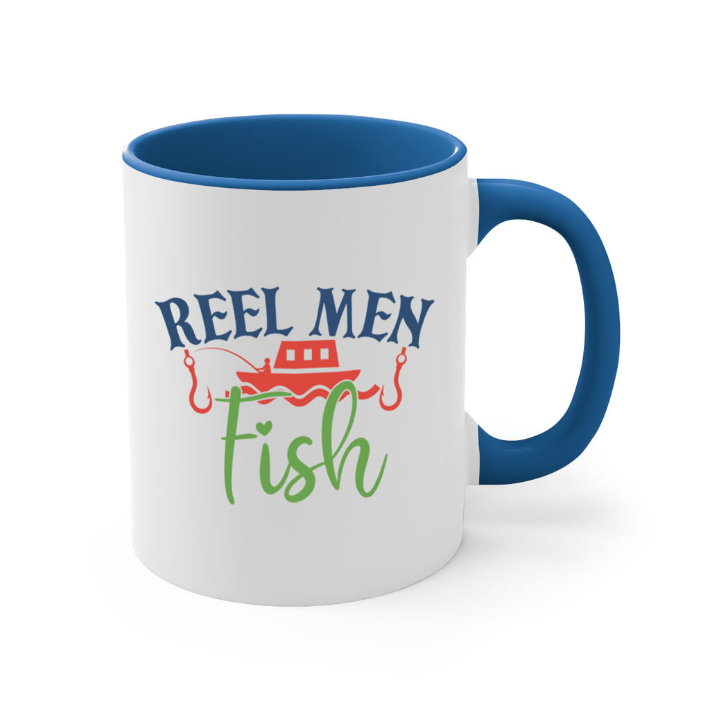 reel men fish 196#- fishing-Mug / Coffee Cup