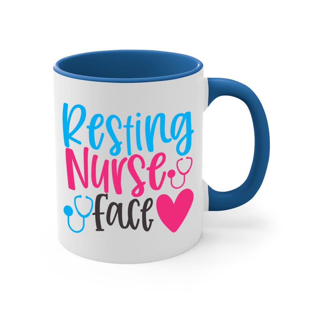 resting nurse face Style 355#- nurse-Mug / Coffee Cup