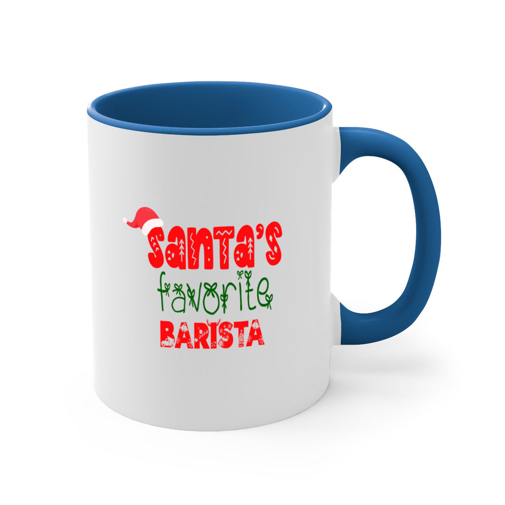 santas favorite barista style 676#- christmas-Mug / Coffee Cup