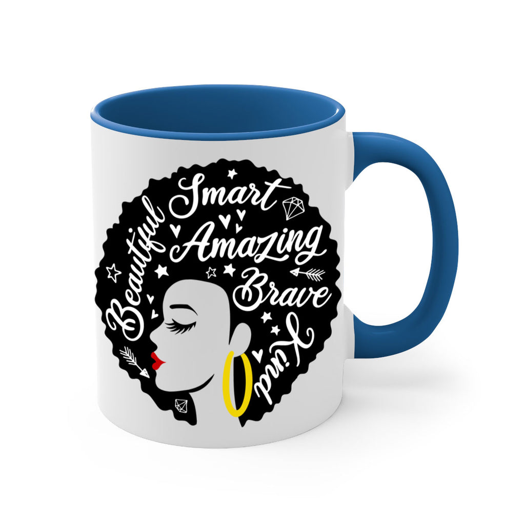 smart beautiful Style 5#- Black women - Girls-Mug / Coffee Cup