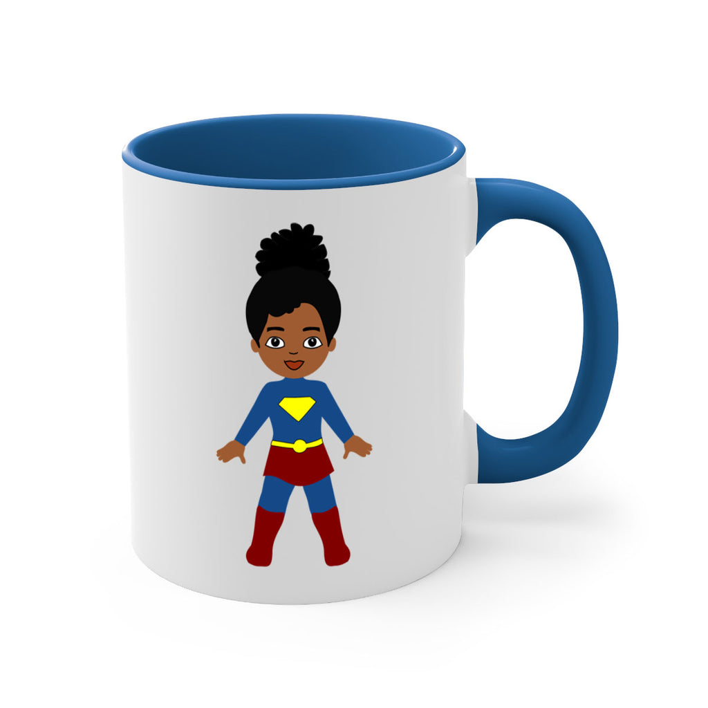 super kids girl 4#- Black women - Girls-Mug / Coffee Cup