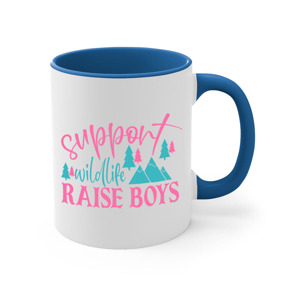 support wildlife raise boys 300#- mom-Mug / Coffee Cup