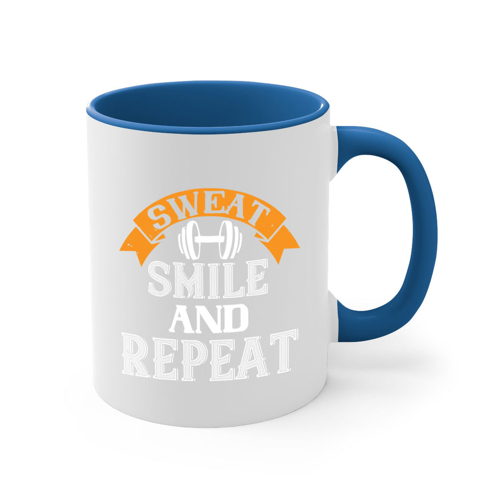 sweat smail and repeat 67#- gym-Mug / Coffee Cup