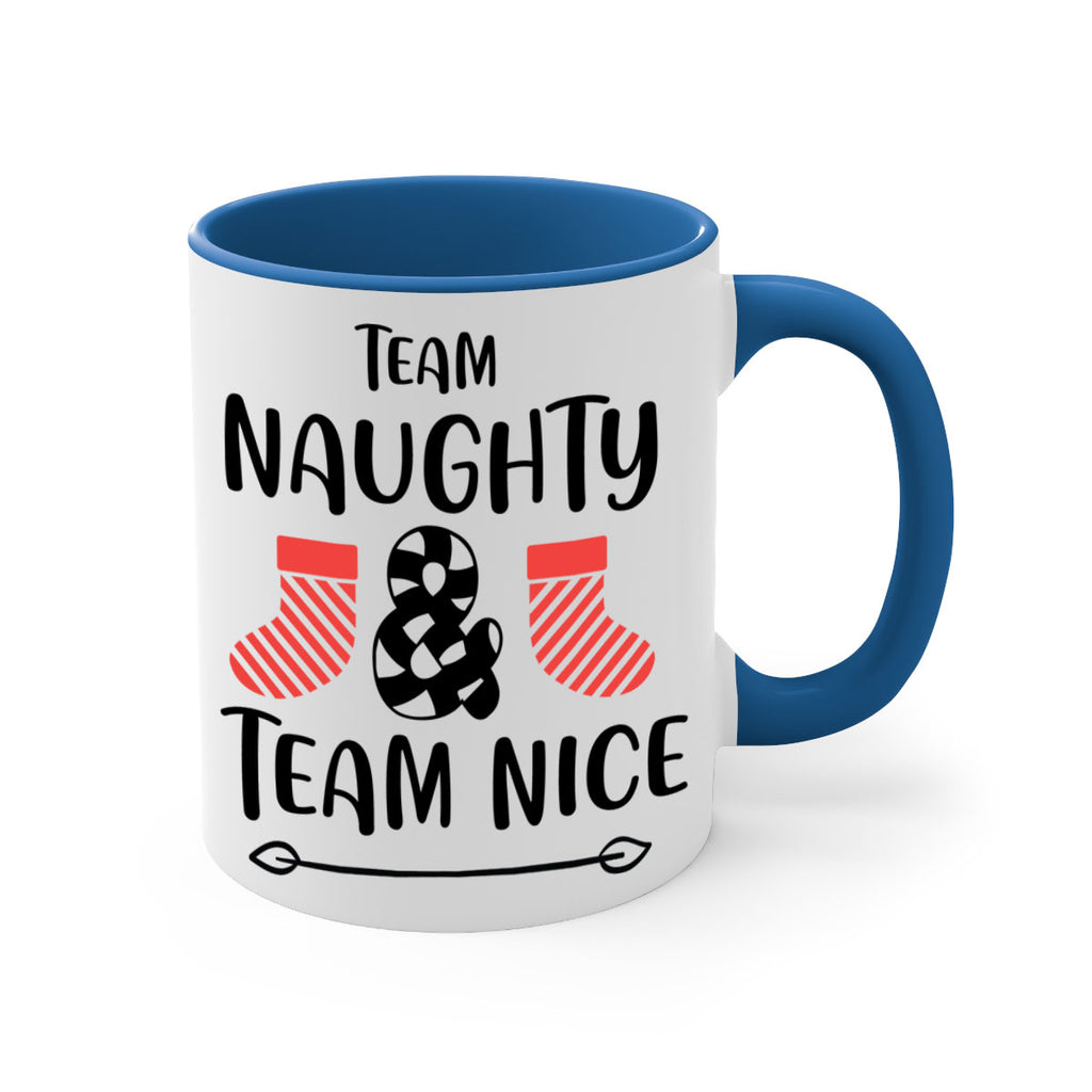 team naughty & team nice style 1188#- christmas-Mug / Coffee Cup