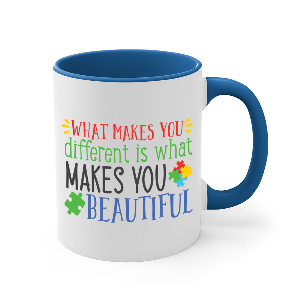 what makes you different is what makes you beautiful Style 3#- autism-Mug / Coffee Cup