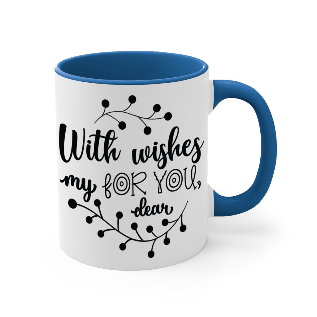 with wishes for you, my dear style 1245#- christmas-Mug / Coffee Cup