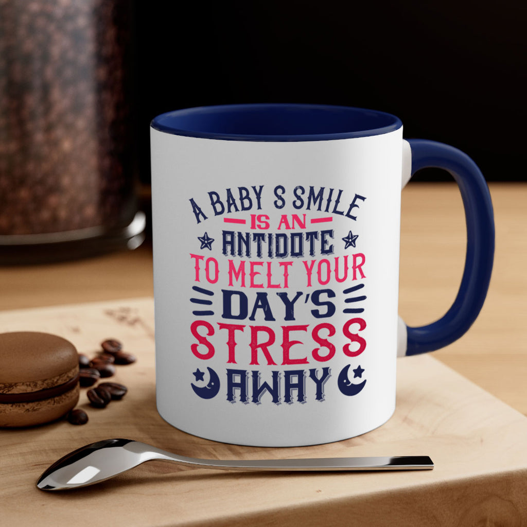 A baby’s smile is an antidote to melt your day’s stress away Style 135#- baby2-Mug / Coffee Cup