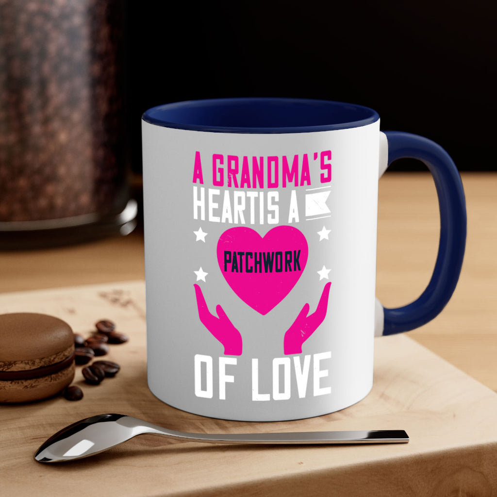 A grandma’s heart is a patchwork of love 86#- grandma-Mug / Coffee Cup