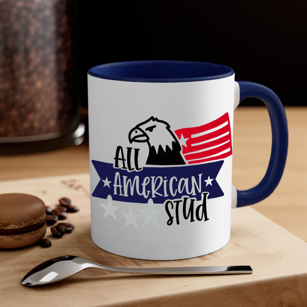 All American Stud Style 142#- 4th Of July-Mug / Coffee Cup
