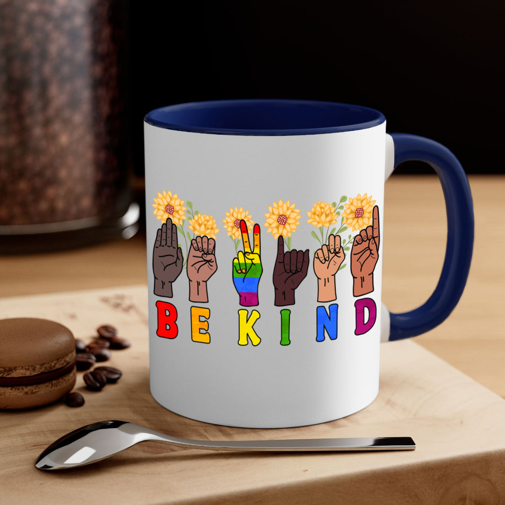 Be Kind Sign Language Hand Talking Lgbt 20#- lgbt-Mug / Coffee Cup
