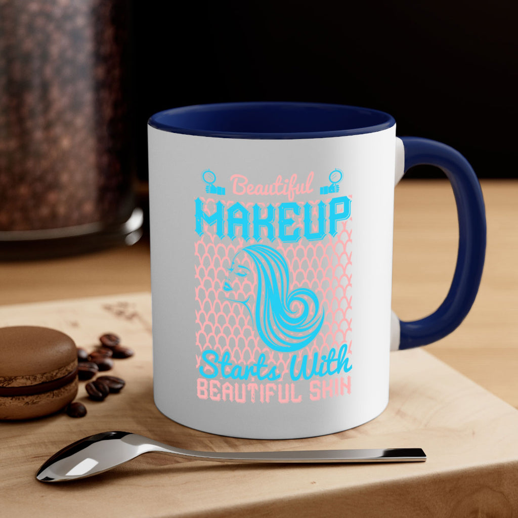 Beautiful makeup starts with beautiful skin Style 172#- makeup-Mug / Coffee Cup