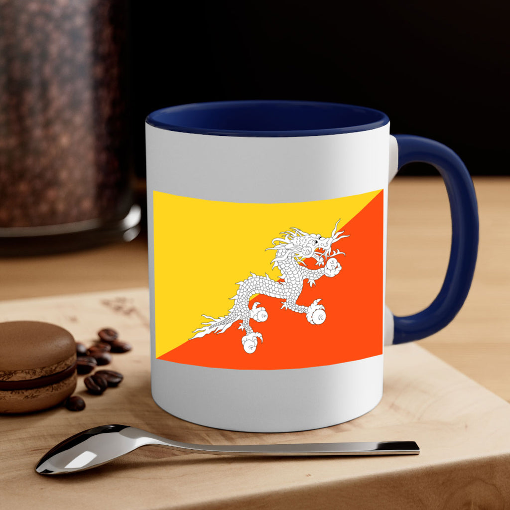 Bhutan 178#- world flag-Mug / Coffee Cup