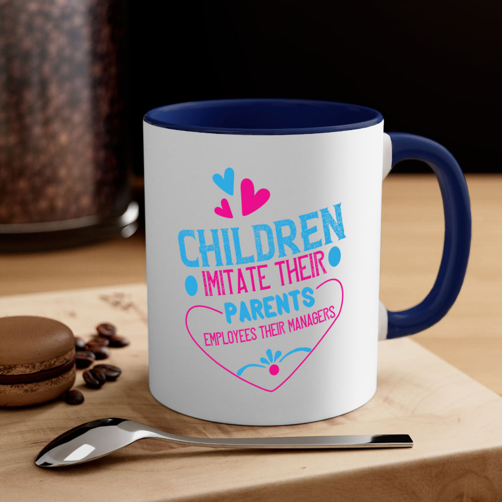 Children imitate their parents employees their managers Style 47#- kids-Mug / Coffee Cup