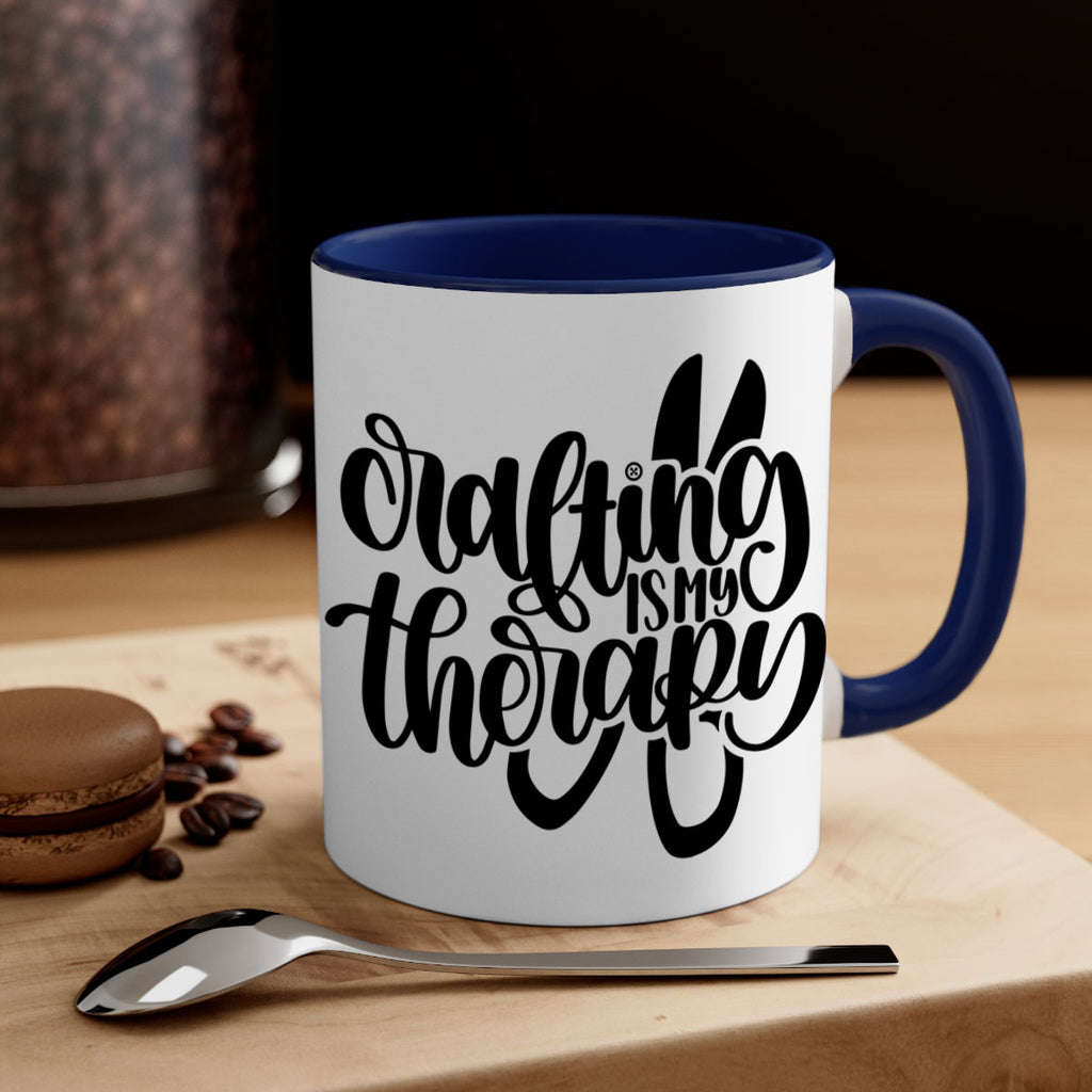 Crafting Is My Therapy 33#- crafting-Mug / Coffee Cup