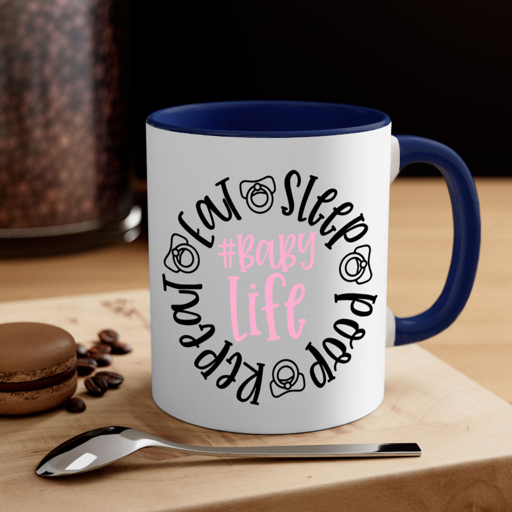 Eat Sleep Poop Repeat BabyLife Style 97#- baby2-Mug / Coffee Cup