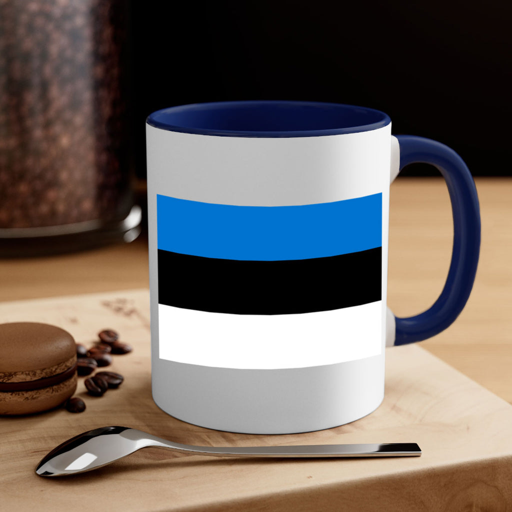 Estonia 142#- world flag-Mug / Coffee Cup