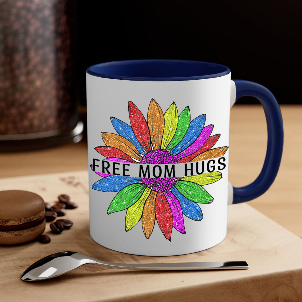 Free Mom Hugs Gay Pride Lgbt Flower 26#- lgbt-Mug / Coffee Cup