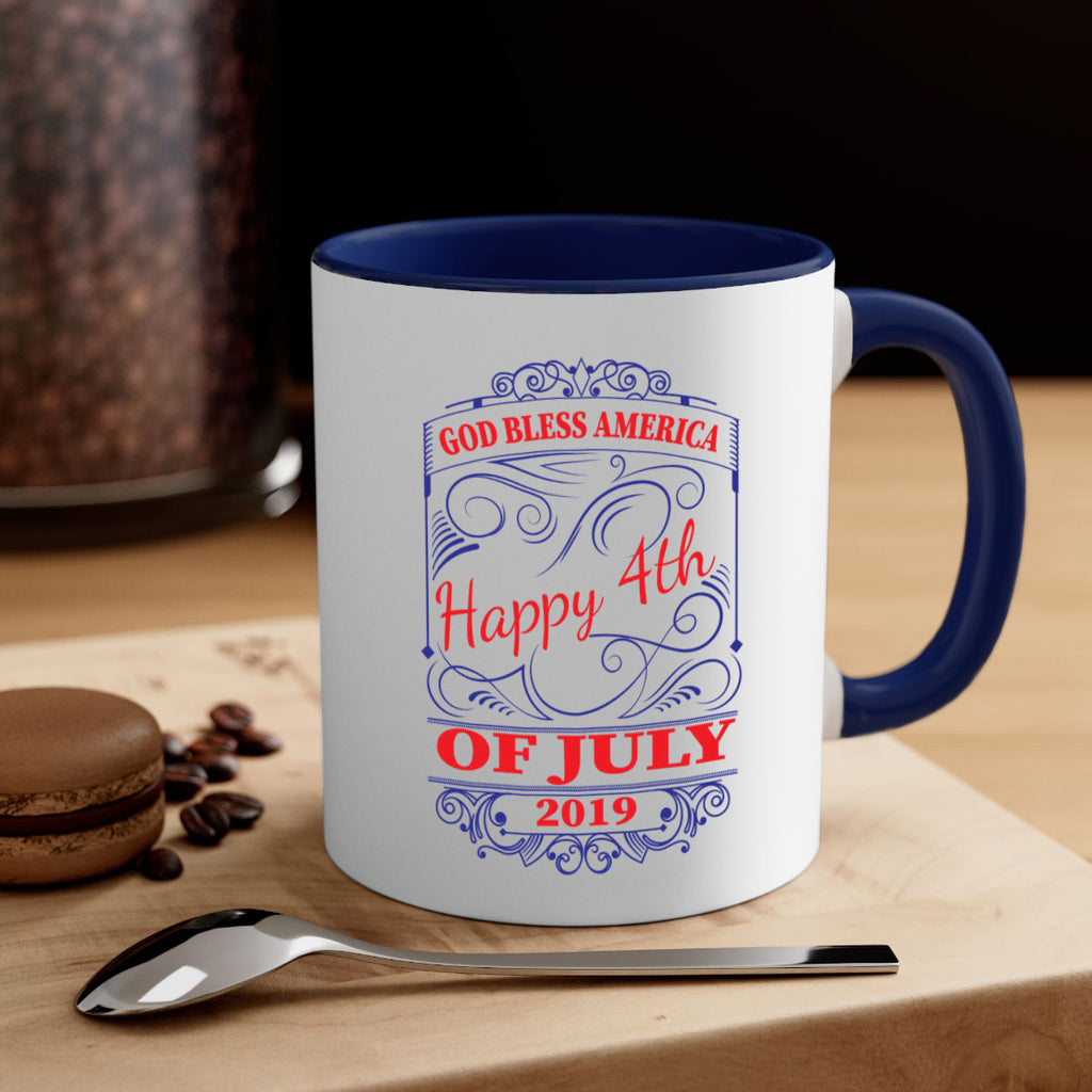 GOD BLESS AMERICA Happy thOF JULY Style 94#- 4th Of July-Mug / Coffee Cup