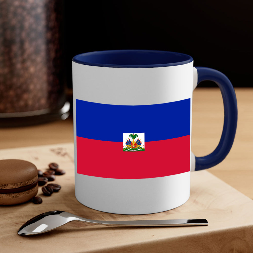 Haiti 125#- world flag-Mug / Coffee Cup